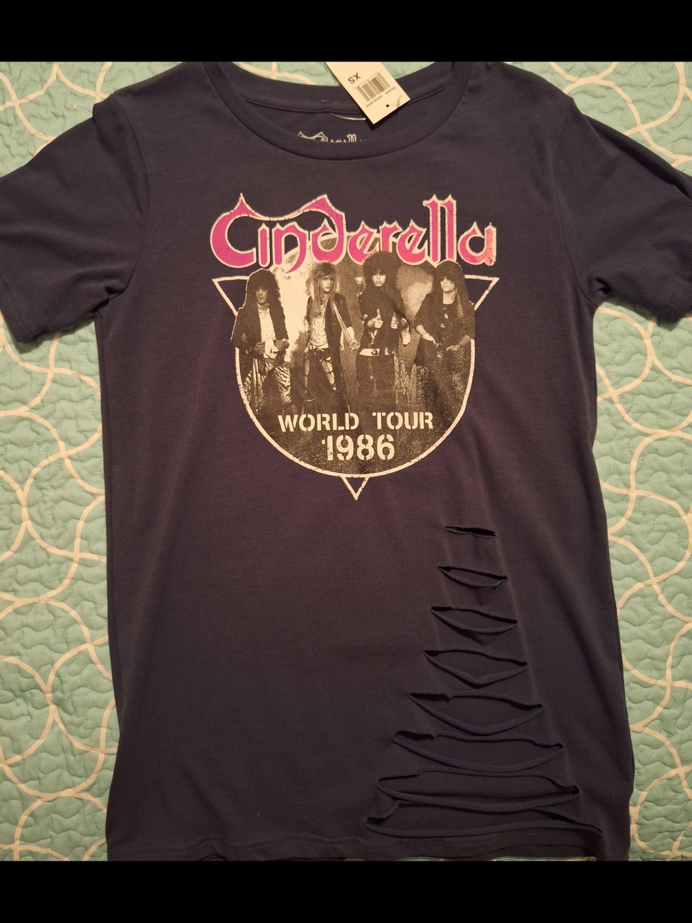 Cinderella Graphic Tee - Navy Kids Shirt